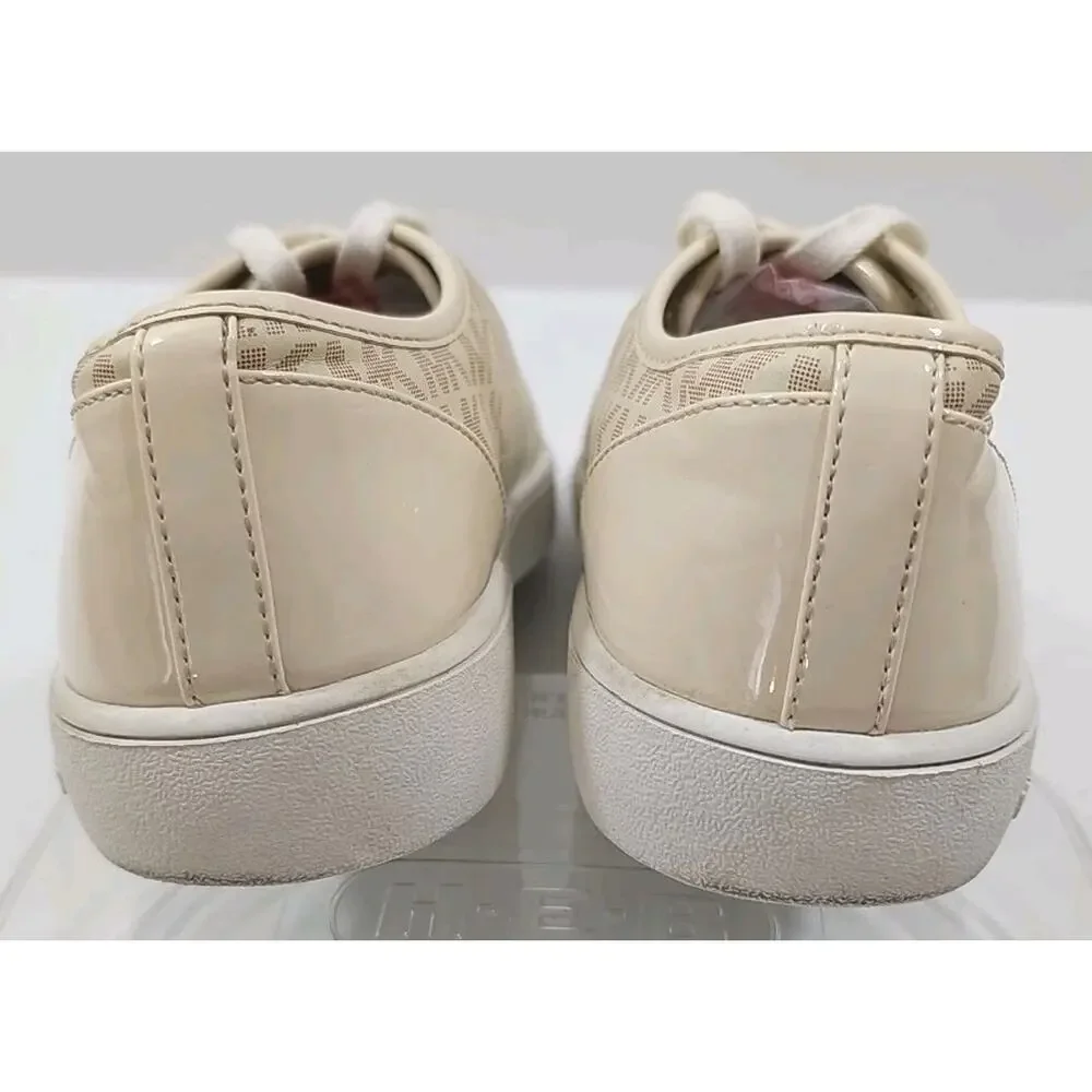 Michael Kors ~ Girls US Size 5Y ~Ivy Dee Vanilla Color Sneakers Shoes Logo.